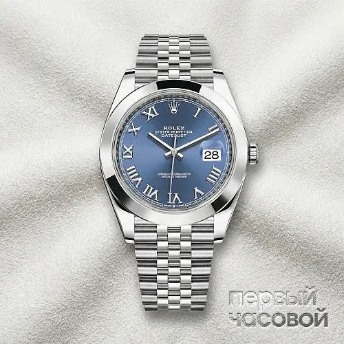 Datejust 41Mm Blue Azzurro