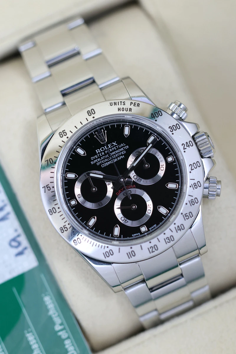 Rolex Cosmograph Daytona Black Dial 116520 — фото 2