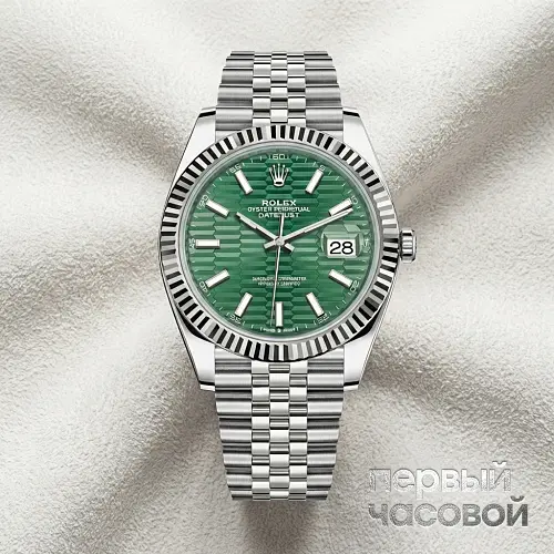 Datejust 41mm Mint Green Fluted Motif 2022