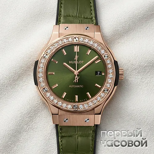 Classic Fusion Green King Gold Diamonds 38 mm