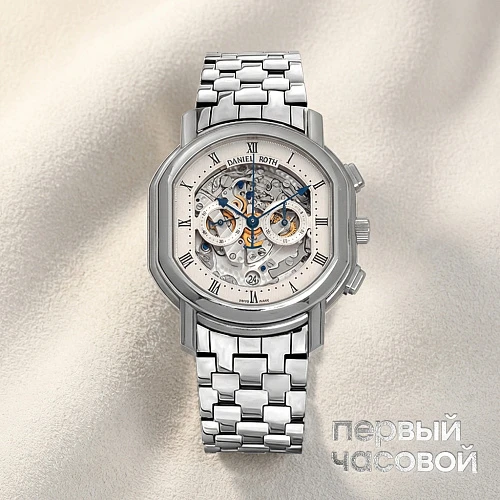 Chronograph Skeleton dial White Gold