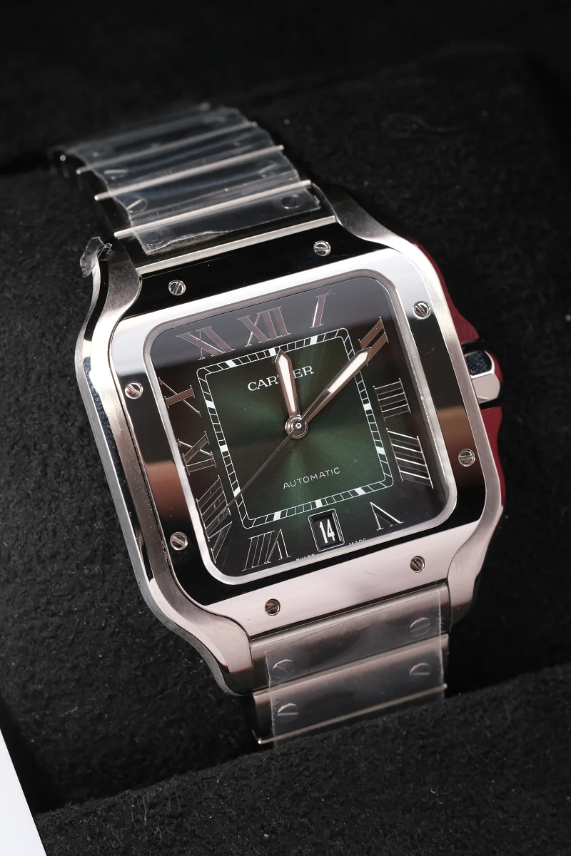 Cartier Santos De Cartier Green Dial WSSA0062 — фото 2
