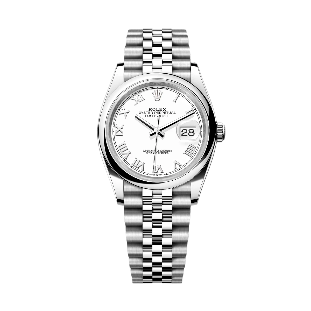 Купить элитные часы Rolex Datejust 36 Oystersteel Wimbledon White Dial 126200: в наличии в Москве!