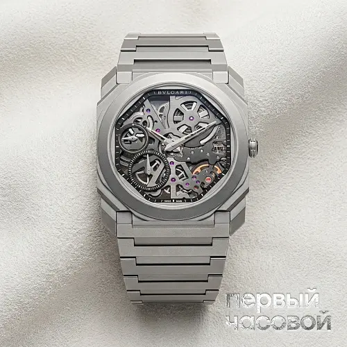 Octo Finissimo Skeleton Titanium Power Reserve