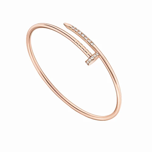 Juste un Clou bracelet, Small Model, Reverse-set Diamonds 16