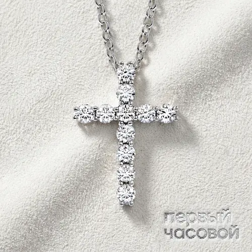 Крест с бриллиантами 3,31 ct. D/VVS1 (3 excellent)