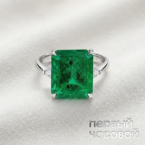 Кольцо с изумрудом 18,97 ct. (Colombia)