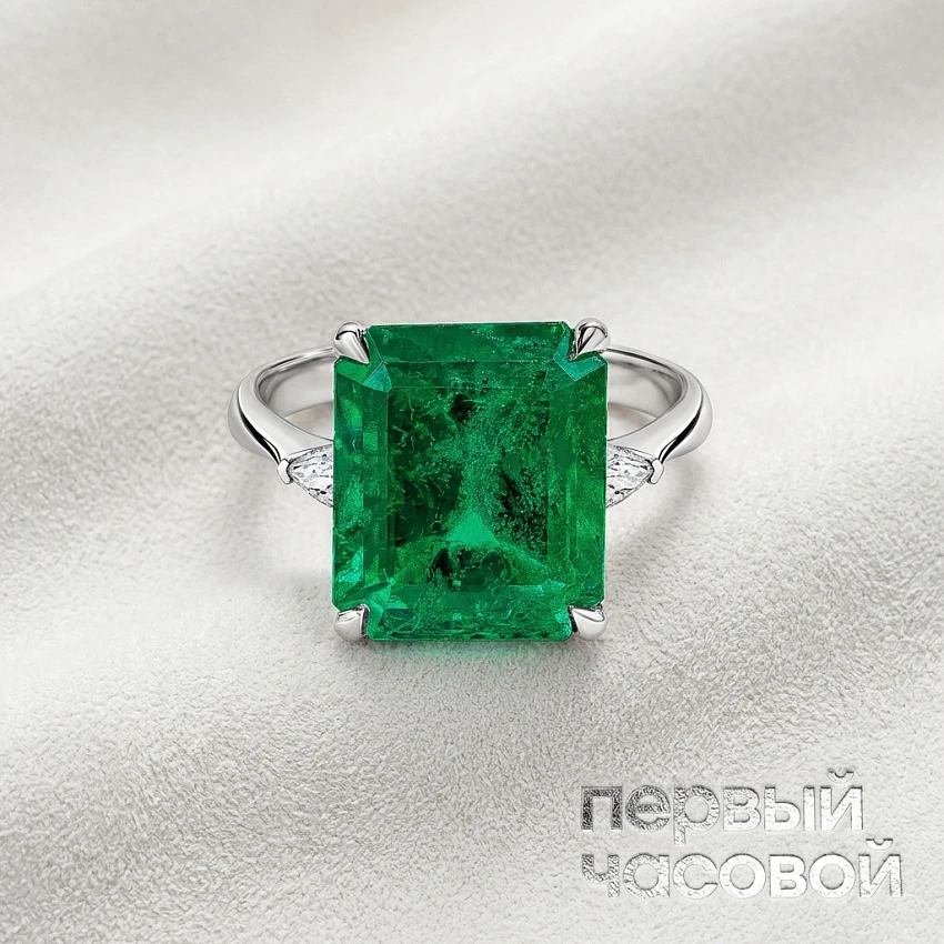 Кольцо с изумрудом 18,97 ct. (Colombia)