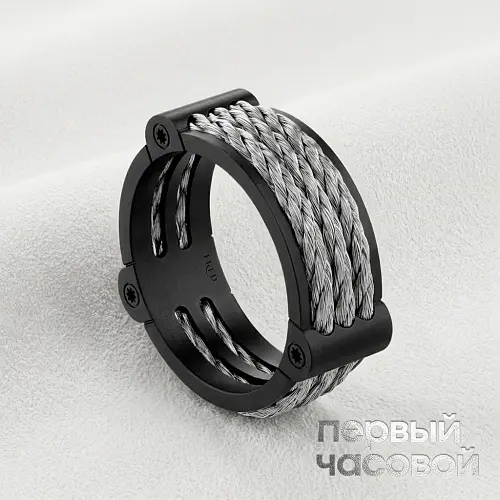 Кольцо Force 10 Winch, большая модель, титан и сталь