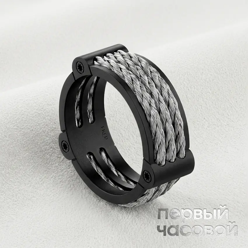 Force 10 Winch Large Model Ring In Titanium And Steel