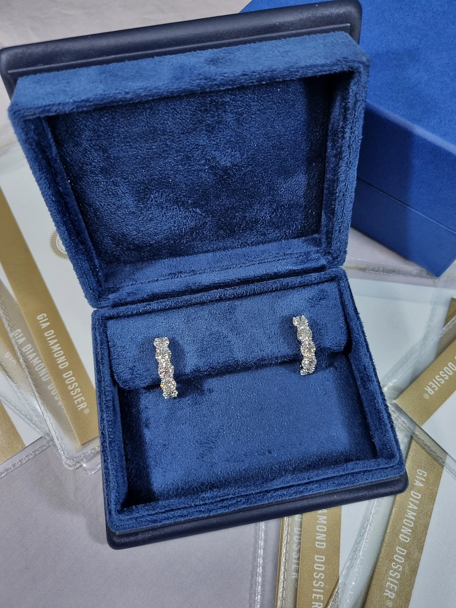 Купить украшение NO NAME Серьги с бриллиантами 5,01 ct. K/VVS2-VS2 : в наличии в Москве!