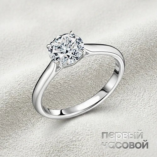 Кольцо 1,11 ct. H/VS1 "Lucky Number" (3 excellent)