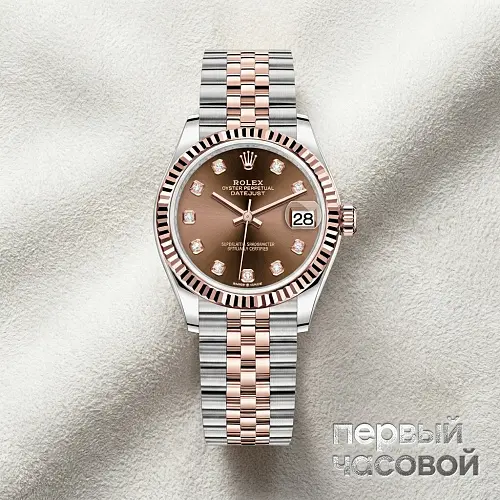 Datejust 31Mm Steel & Rose Gold Chocolate
