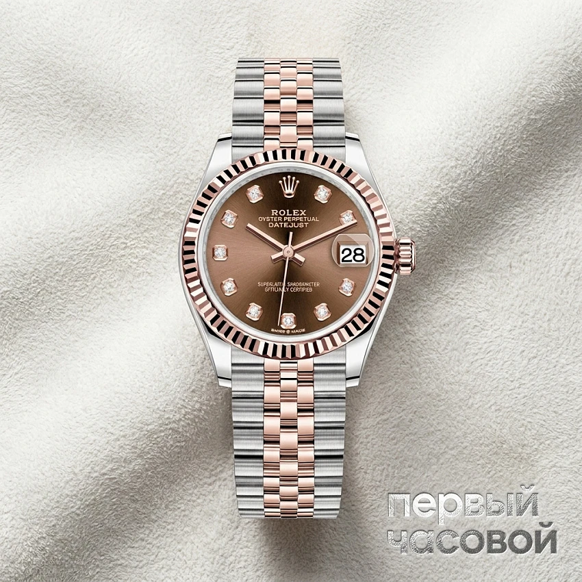 Datejust 31Mm Steel & Rose Gold Chocolate