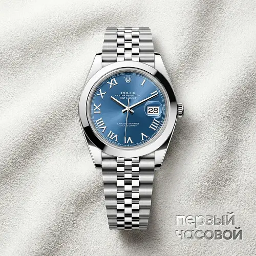 Datejust 41mm Blue azzurro