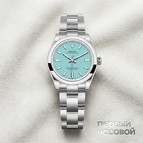 Oyster Perpetual Tiffany Turquoise Blue 31Mm