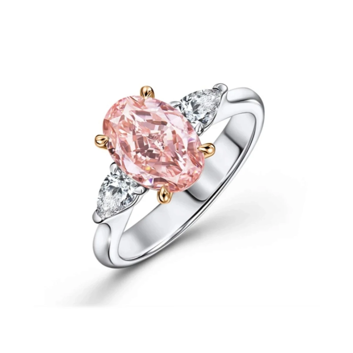 Купить украшение NO NAME Кольцо с бриллиантом 4,51 ct. Fancy Intense pink*/SI1 : в наличии в Москве!