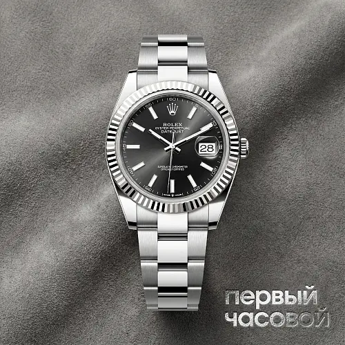 Datejust 41Mm Black Dial Oyster Bracelet