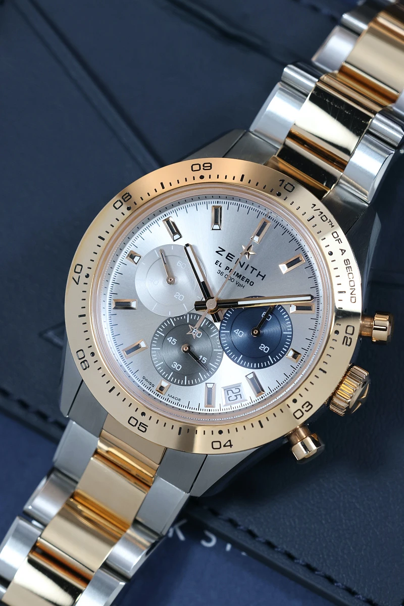 Купить элитные часы Zenith Chronomaster El Primero Sport Rose Gold &amp; Steel 51.3100.3600/69.M3100: в наличии в Москве!