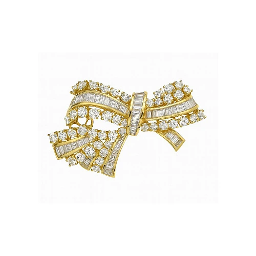 Брошь с бриллиантами 11,06 ct.