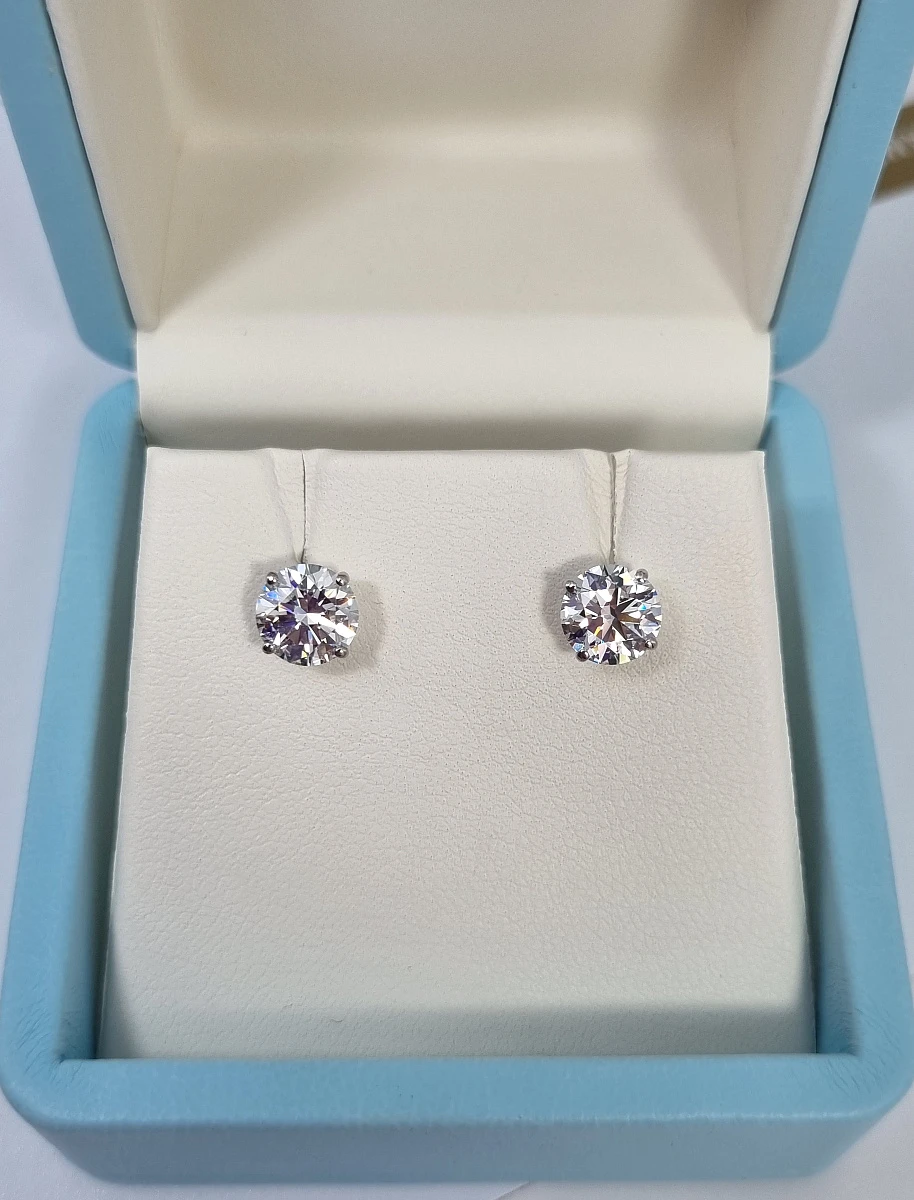 Купить украшение NO NAME Серьги 1,50/1,57 ct. D/VVS2 (3 excellent) : в наличии в Москве!