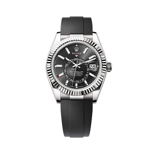 Sky-Dweller White Gold Oysterflex