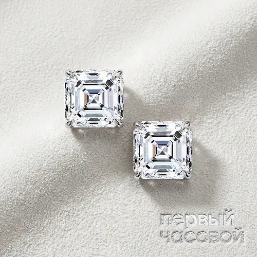 Серьги c бриллиантами 0,77/0,77 ct. G/VS1 "Lucky Number"