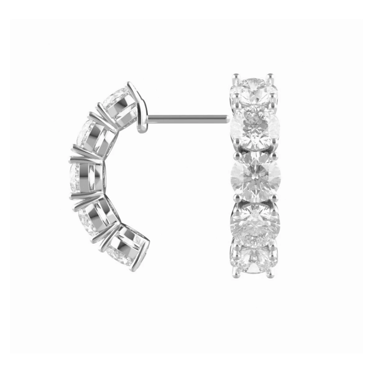 Купить украшение NO NAME Серьги с бриллиантами 5,00 ct. I/VS1 : в наличии в Москве!