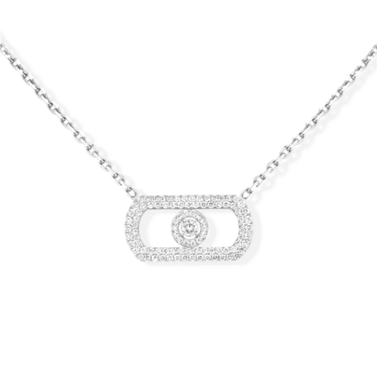 Купить украшение MESSIKA So Move Pavé Necklace So Move Pavé-Set Necklace 12945-WG: в наличии в Москве!