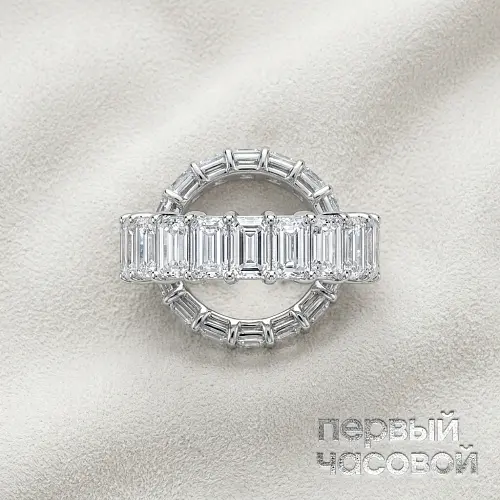 Eternity Ring Emerald Cut 15,07 ct. G-H/VS