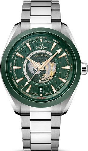 Seamaster Aqua Terra 150 m Co-axial Master Chronometer GMT Worldtimer 43 mm