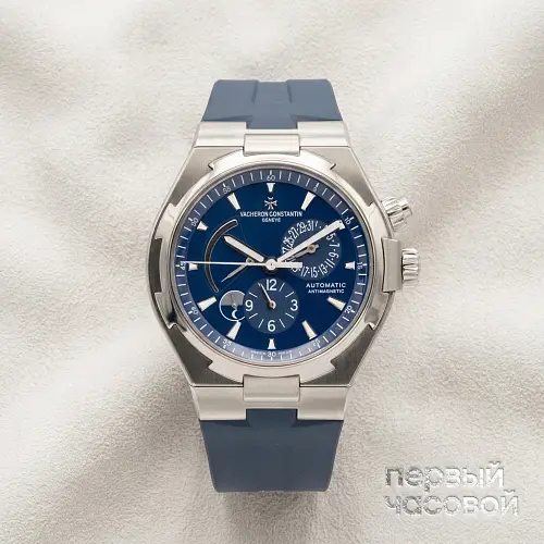 Overseas Dual Time Steel Blue Dial Limited Edition