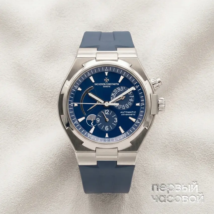 Overseas Dual Time Steel Blue Dial Limited Edition