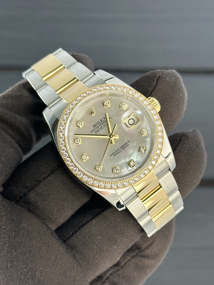 Купить элитные часы Rolex Datejust II 36mm Steel and Gold MOP Dial 116243: в наличии в Москве!