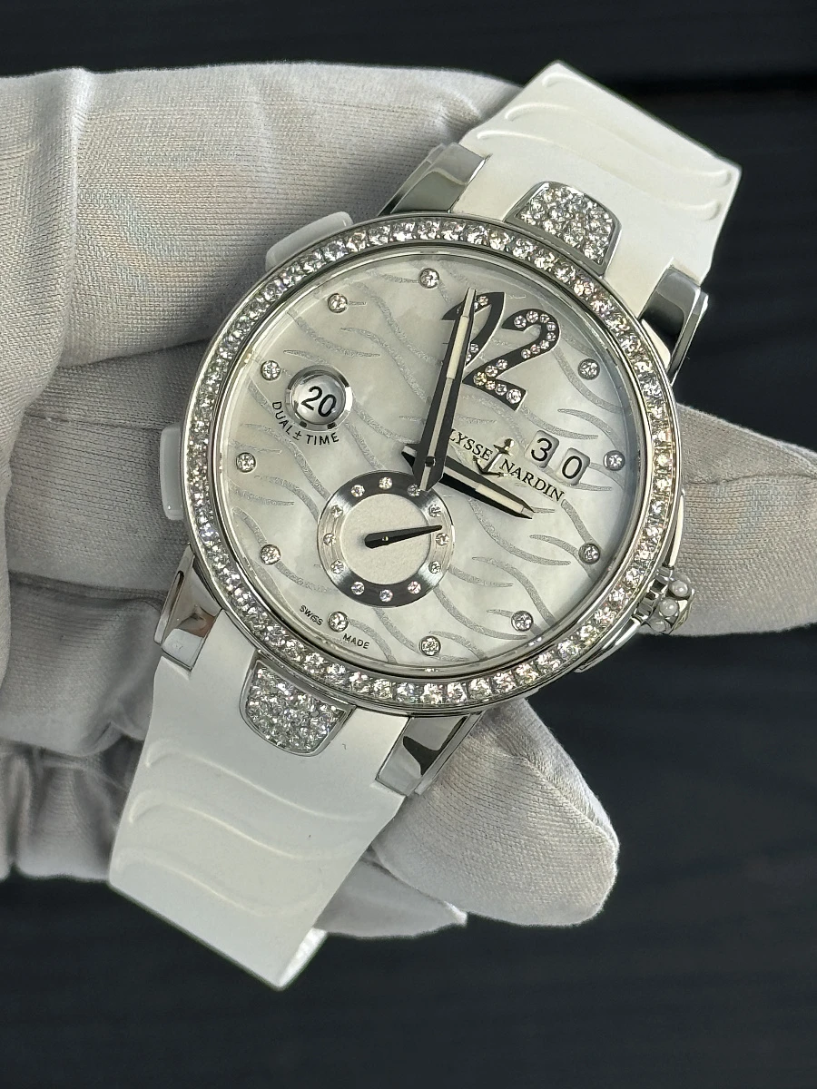 Купить элитные часы Ulysse Nardin Executive Dual Time Ladies 243-10/691: в наличии в Москве!
