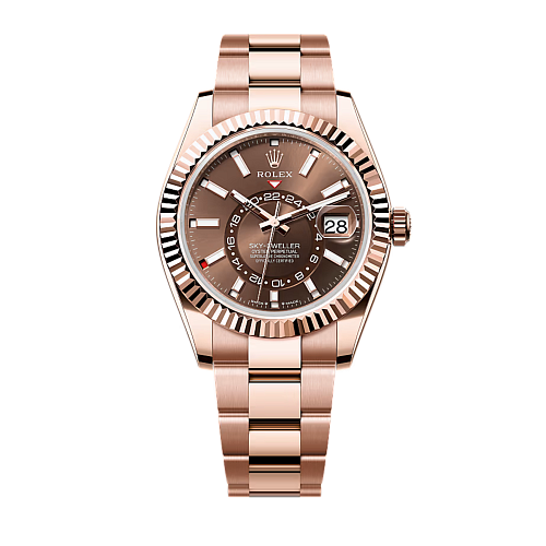 Sky-Dweller Oyster 42 Everose gold