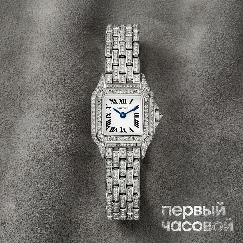 Mini Panthere de Cartier Custom Diamonds Full Pave