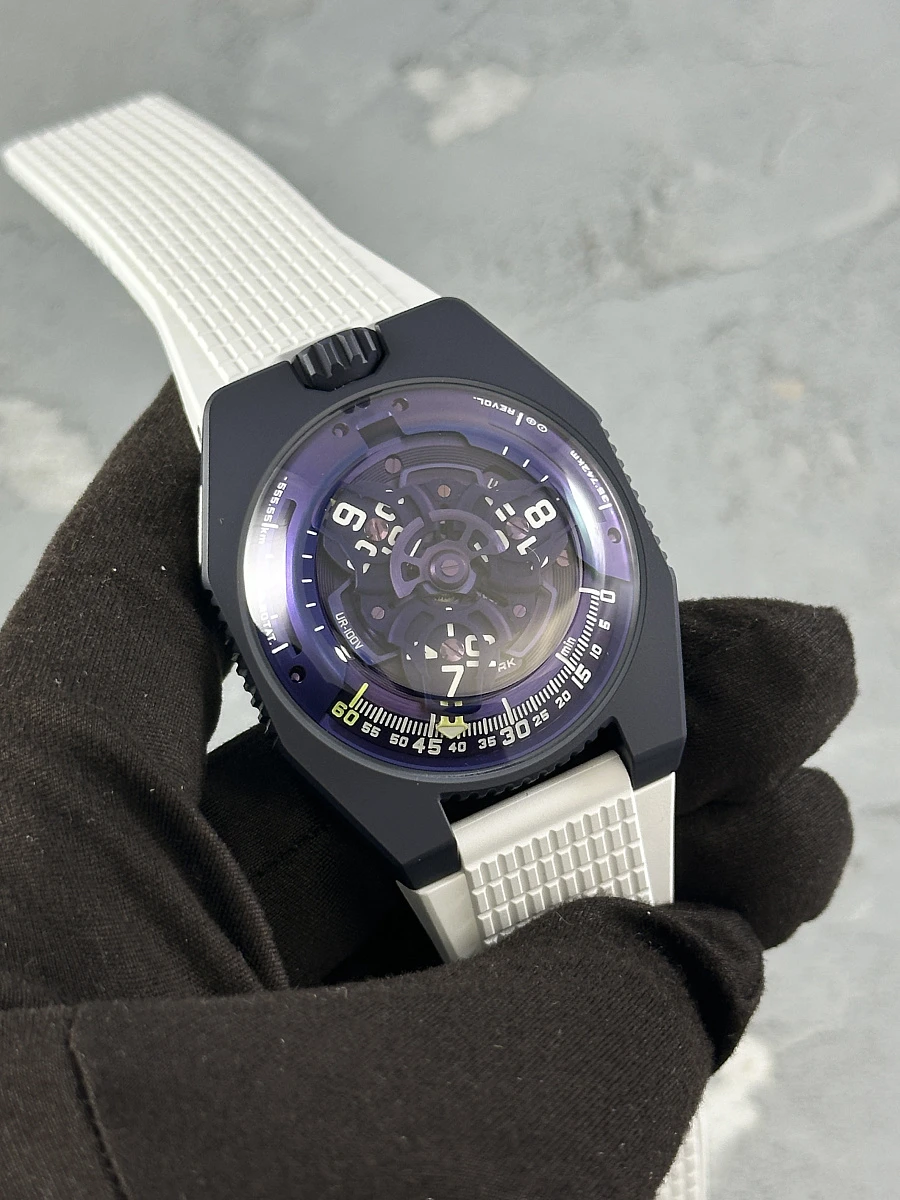 Купить элитные часы Urwerk UR-100V ULTRAVIOLET UR-100: в наличии в Москве!
