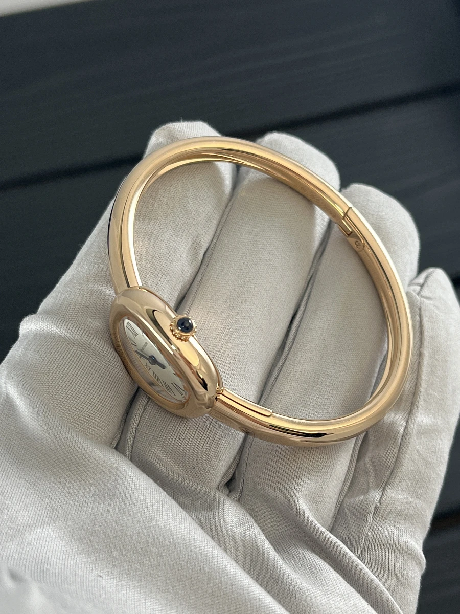 Купить элитные часы Cartier Baignoire Watch Mini Size 15 Rose Gold WGBA0019: в наличии в Москве!