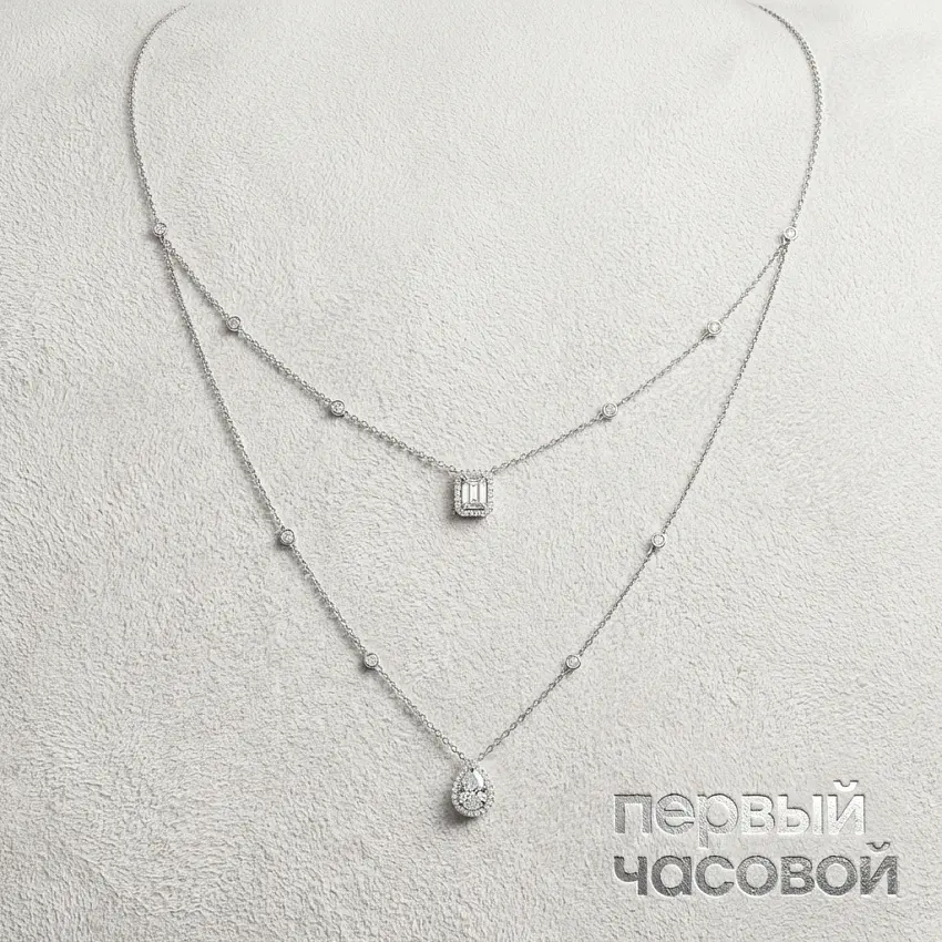 Колье My Twin 2-Row 0.40 Ct X 2