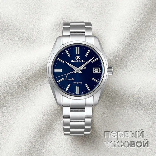 Spring Drive Power Reserve 40 Mm Blue Dial