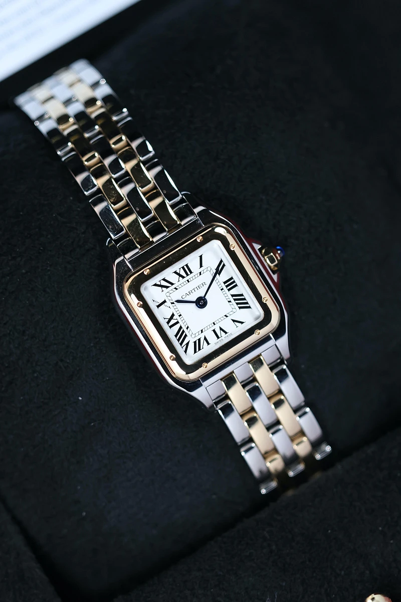 Купить элитные часы Cartier Panthere De Cartier Small Steel And Yellow Gold W2PN0018: в наличии в Москве!