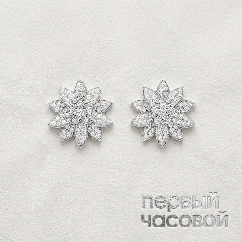 Lotus Earrings, Medium Model