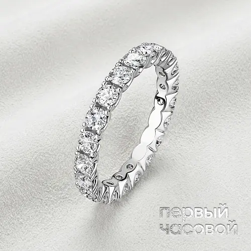 Eternity Ring 4,5 ct. D/VVS1 (3 Excellent, NONE)
