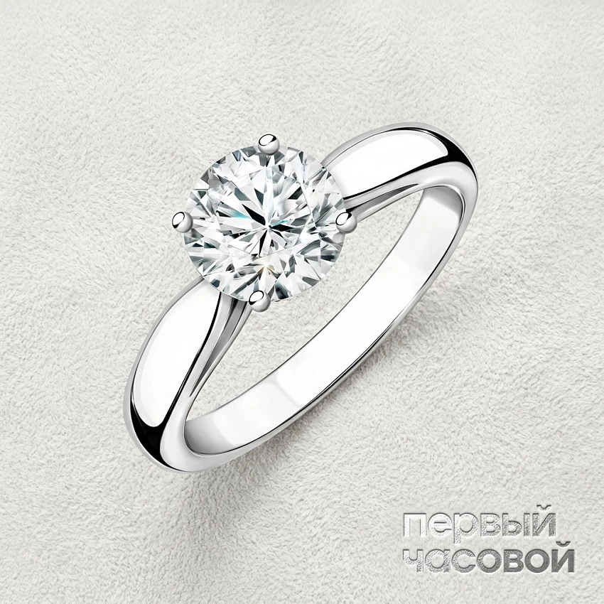 Кольцо С Бриллиантом 1,70 Ct. L/Vs1 (3 Excellent)