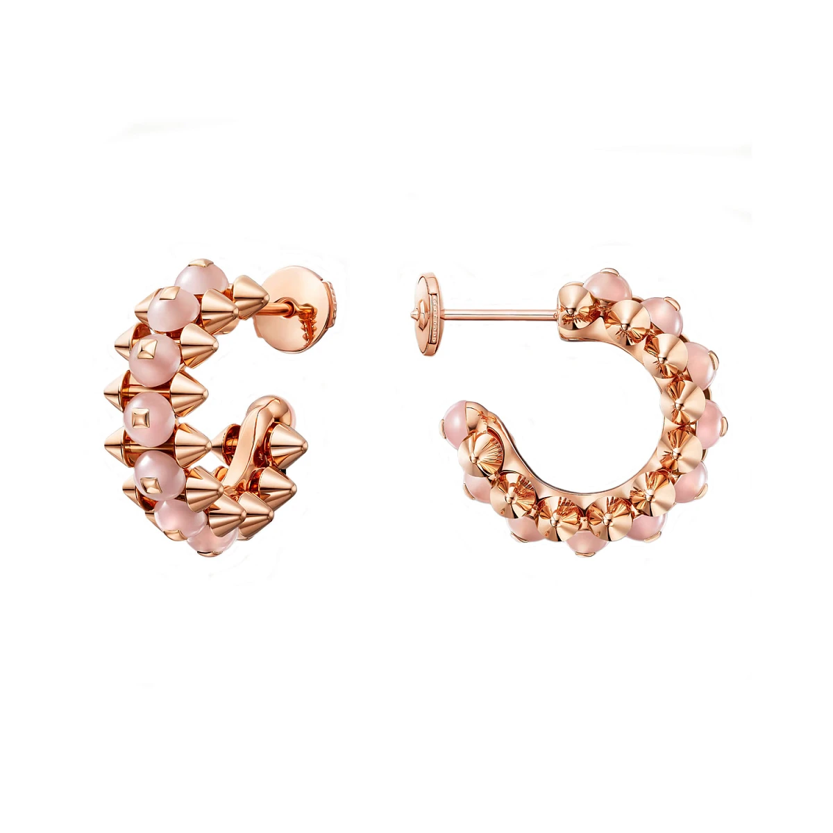Купить украшение Cartier Clash de Cartier Earrings, Pink Chalcedony B8301531: в наличии в Москве!