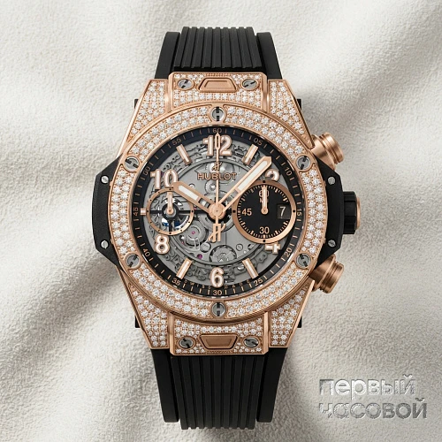 Big Bang Unico King Gold Pave