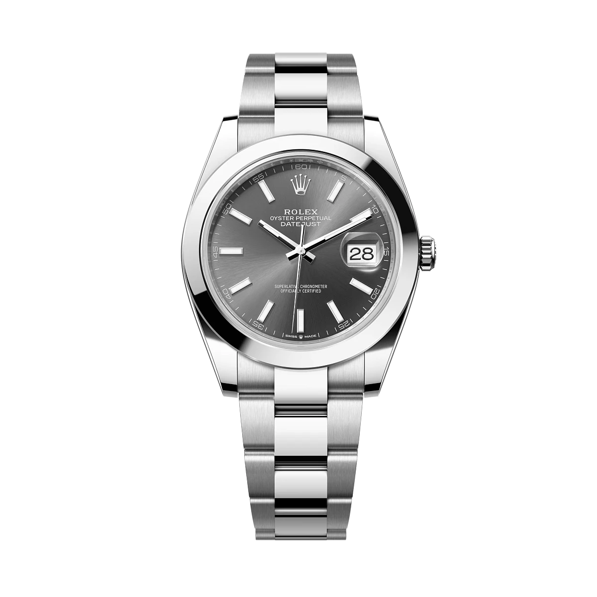Купить элитные часы Rolex Oyster Perpetual Datejust 41 mm Dark Rhodium 126300: в наличии в Москве!