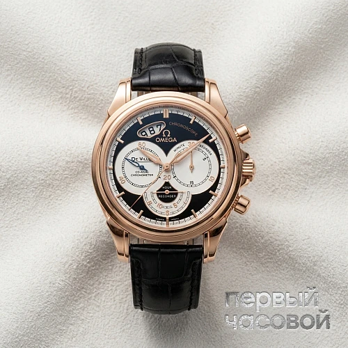 De Ville Co-Axial Chronoscope 41mm Automatic in Rose Gold