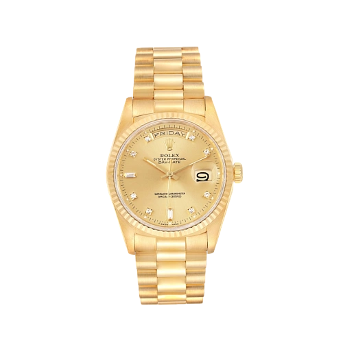 Rolex "Oyster Perpetual Day-Date" Diamonds Dial